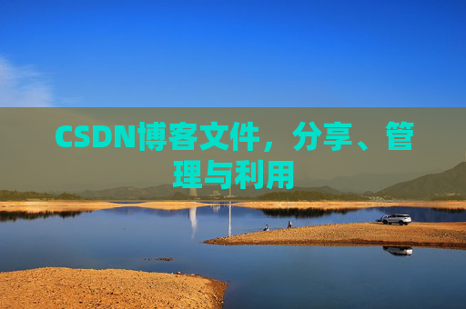 CSDN博客文件，分享、管理与利用
